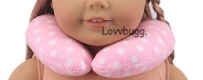 Pink Doll Neck Support Pillow