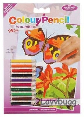 Colored Pencils with Butterflies