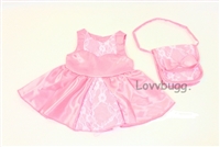 Pink Kisses Dress w Purse