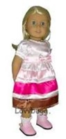 Spring Stripes Dress for American Girl 18 inch or Baby Doll Clothes