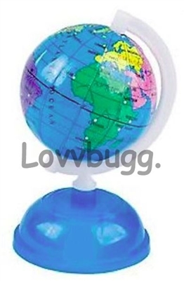 Mini Globe for 18 inch Doll Schoolroom