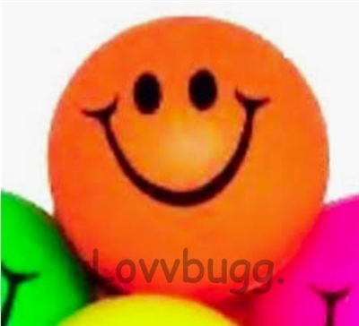 Orange Smiley Ball