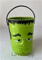 Frankenstein Treat Pail Bucket for American Girl 18 inch Doll Halloween Costume Accessory