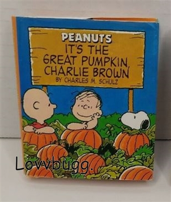 Charlie Brown Pumpkin Book for American Girl 18 inch Doll Bedtime Accessory