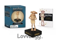 Talking Dobby 3 inch with Base and Collectible Mini Book for American Girl 18 inch Doll Harry Potter Wizarding Accessory