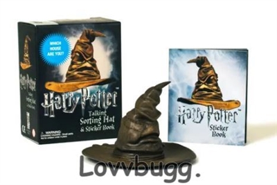 Talking Sorting Hat and Mini Book for American Girl 18 inch Harry Potter Doll Wizarding Accessory