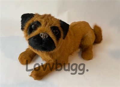 Pug Dog Mini for American Girl 18 inch Doll Pet Accessory