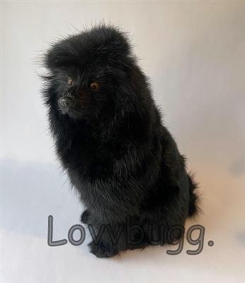 Black Standard Poodle Dog for American Girl 18 inch Doll Pet Accessory