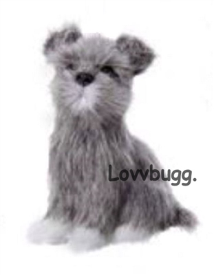 Schnauzer Dog 18 inch Doll Pet