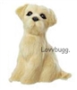 Golden Retriever Dog for American Girl 18 inch or Wellie Wishers Doll Pet Accessory