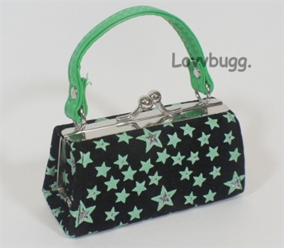 Mini Green Stars Purse