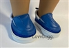 Blue Slip-On Sneakers