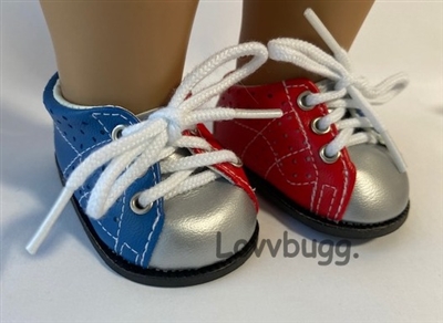 Bowling Shoes for American Girl or Boy 18 inch or Baby Doll Shoes