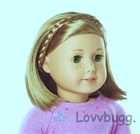 Dark Blonde Braid Headband for American Girl 18 inch Doll Hair Accessory