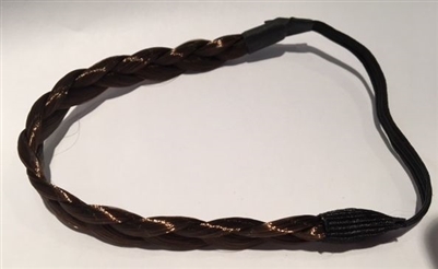 Dark Brown Braid Headband