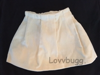Ivory Corduroy Skirt