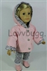 Pink with Dalmatian Coat Pants Set