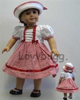Red Bows Dress and Hat