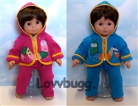 Boy and Girl Twins Squirmy Wormy Outfits for Bitty Baby Born Doll Clothes