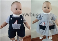 Sailboat Outfits for Bitty Twins