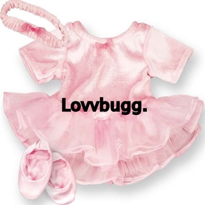 Pink Tutu with Slippers or Swimsuit for18 inch American Girl or Bitty Baby Born Doll Clothes