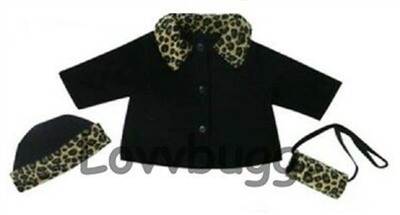 Tan and Leopard Jacket Set