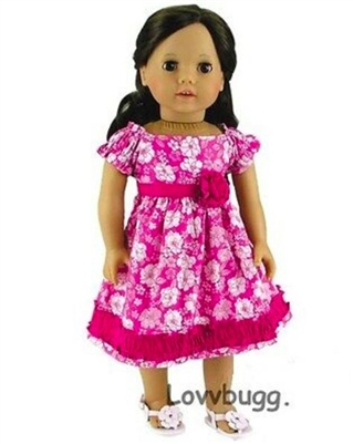 Pink Calico Day Dress