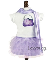 Lavender Tulle Skirt Set
