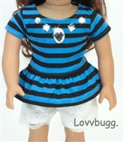 Striped Top and Shorts