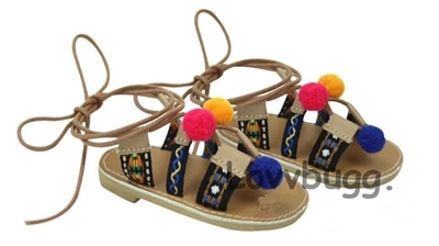 Pom Pom Sandals