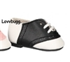 Black Saddle Oxfords for American Girl 18 inch or Boy or Baby Doll Shoes