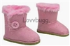 Pink Button Uggly Boots