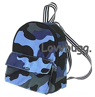 Blue Camo Backpack