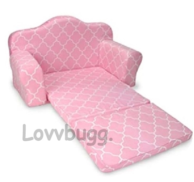 Pink Fold Out Sofa