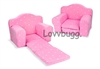 Pink Fold Out Chair Bed