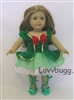 Nutcracker Ballet Costume for 18 inch American Girl or Bitty Baby Born Doll Clothes