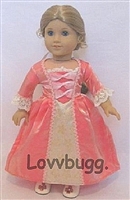 Meet Dress with Shoes Elizabeth Repro for American Girl 18 inch Doll Clothes