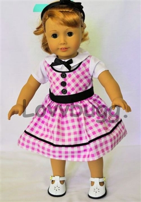 Pink Gingham Maryellen School Dress