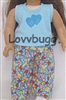 Blue Hearts Pajamas