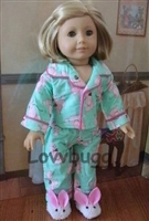 Flannel Poodle Pajamas