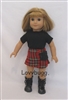 Kilt Plaid Skirt Set