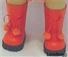 Red Pom Pom Boots