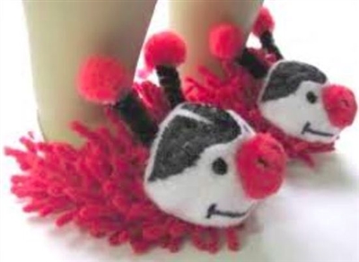 Ladybug Slippers