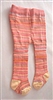 Pink & Yellow Striped Tights for 18 inch American Girl or Baby Doll Clothes Accessory