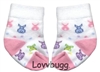 Bunny Rabbit Socks for American Girl or Baby Doll 15-18 inch Clothes Accessory and Preemie or Newborn