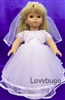 First Communion Dres Corded Lace