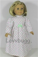 Rosebuds Flannel Nightgown