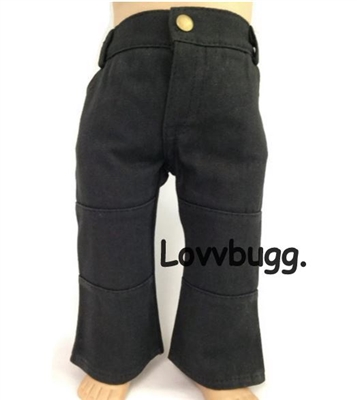 Black Jeans Pants for American Girl 18 inch Doll Clothes