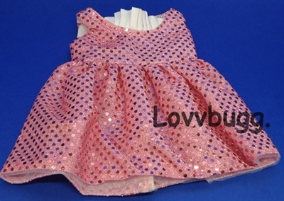 Pink Sequins Dress