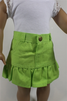 Lime Green Skirt